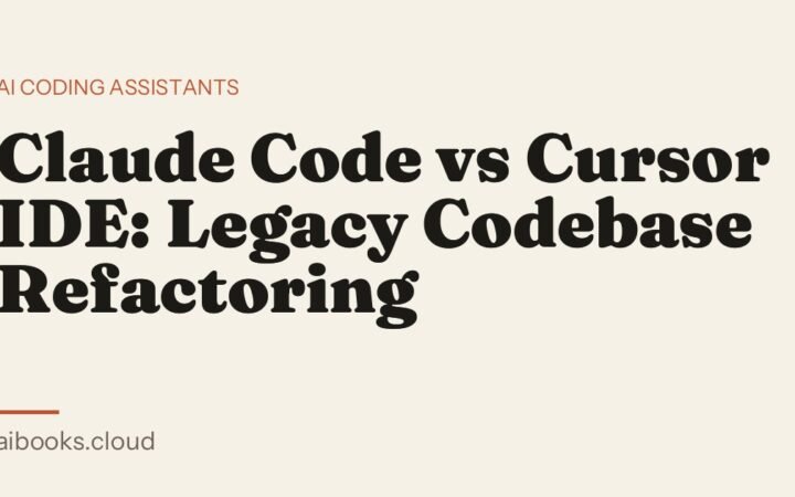 Claude Code vs Cursor IDE: Legacy Codebase Refactoring